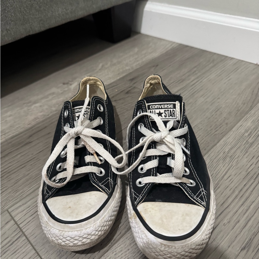 Converse Chuck Taylor Black and White Low-Top Sneakers